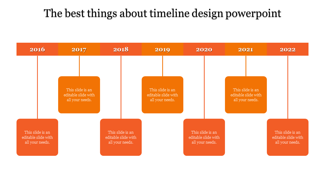 Elegant Timeline Design PowerPoint Template and Google Slides